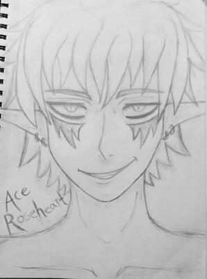 Ace Roseheart | Headshot | Sketch